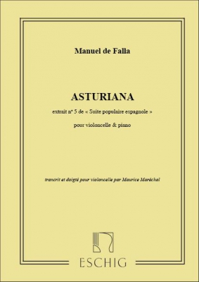 Asturiana Violoncelle/Piano
