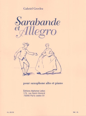 Sarabande Et Allegro