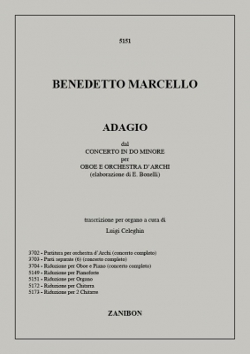 Adagio (Dal Concerto In Do Minore) Per Oboe E Orchestra D'Archi