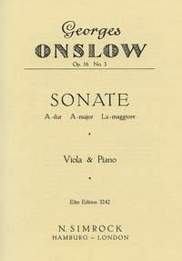Sonata In A Major Op. 16/3