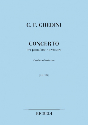 Conc. Per Pianoforte E Orchestra