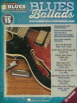 Blues Play Along Vol.15 : Blues Ballads