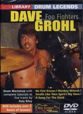 Dvd Lick Library Drum Legends Dave Grohl