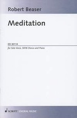 Meditation - Psalm 19:14 For Solo Voice, Satb Chorus And Piano