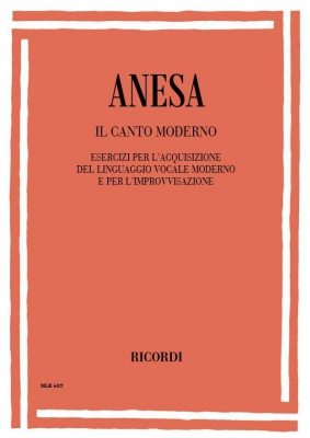 Il Canto Moderno Esercizi Per L Acquisizione Del