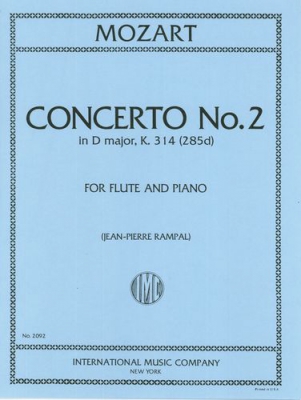 Concerto No.2 Dmaj Fl Pft Red