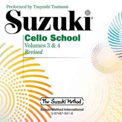 Suzuki Cello School Cd, Vol.3 And 4