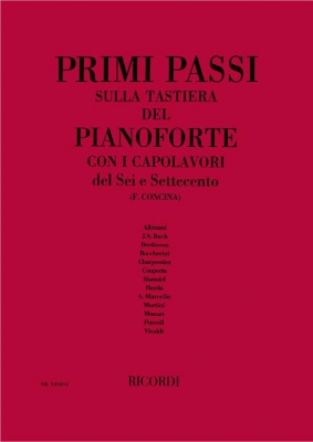 Primi Passi Sulla Tastiera Del Pianoforte Con I Capolavori Del Sei E Settecento