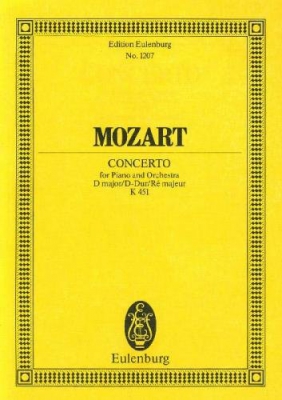 Concerto #16 D Major Kv 451