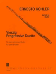 40 Duos Progressifs Op. 55 Pour 2 Flûtes. Cahier #2