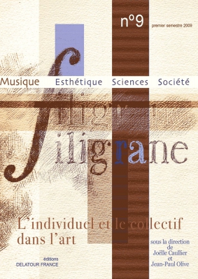 Revue Filigrane #9 - L'Individuel Et Le Collectif Dans L'Art No9