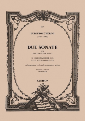 2 Sonate Per Violoncello E Basso N. 2 In Do Maggiore (G. 6)
