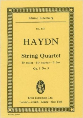 String Quartet Bb Major Op. 1/5 Hob. III: 5
