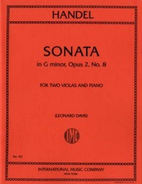 Sonata Gmin Op. 2/8 2Vla Pft Red