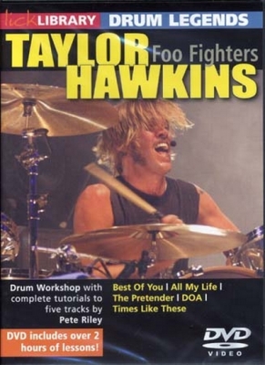 Dvd Lick Library Taylor Hawkins (Foo Fighters) Drums