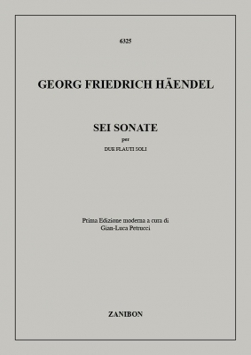 6 Sonate Per Due Flauti Soli (Petrucci)