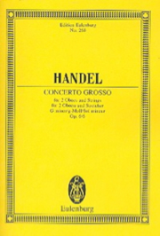 Concerto Grosso G Minor Op. 6/6 Hwv 324