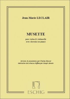 Musette Violon/Vlc/Piano Ou Clavecin (Bouvet