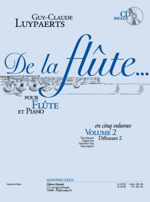 De La Flûte Vol.2/Debutant 2/Flûte Et Piano