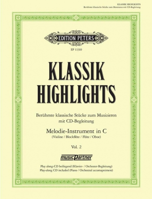 Klassik Highlights 2 (C-Melody Inst + Cd)