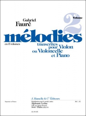 Melodies Vol.2/Violon Ou Violoncelle Et Piano Arrang. Divers