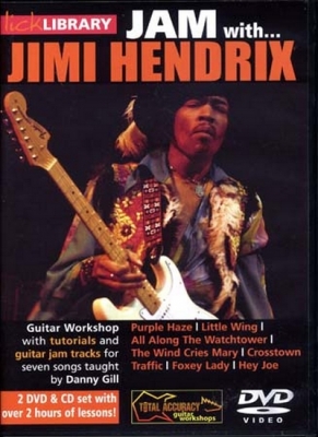 Dvd Lick Library Jam With Jimi Hendrix 2 Dvd/1 Cd