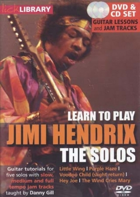 Dvd Lick Library Learn To Play Hendrix Jimmy The Solos Cd/Dvd