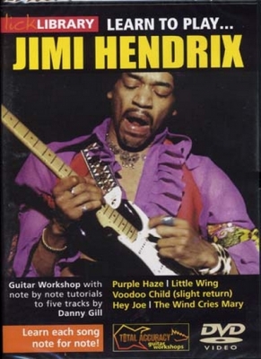 Dvd Lick Library Learn To Play Jimi Hendrix