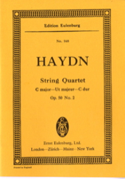 String Quartet C Major Op. 50/2 Hob. III: 45
