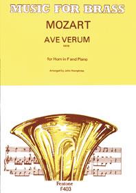 Ave Verum K618 / Mozart - Cor En Fa Et Piano