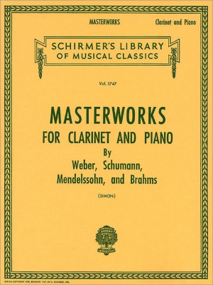 Masterworks For Clarinet And Piano