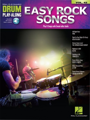 Easy Rock Songs - Drum Play-Along Vol.42