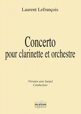 Concerto Pour Clarinette Et Orchestre - Version Avec Harpe (Conducteur)