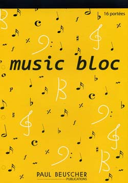 Music Bloc 16 Portées