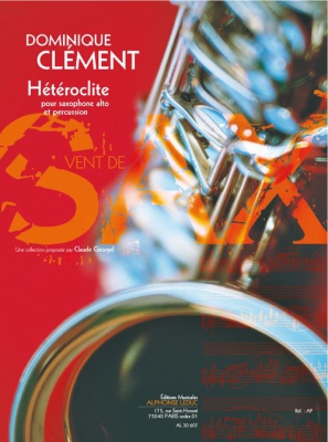 Hétéroclite (6') (9E) (Collection Vent De Sax) Pour Saxophone Alto Et Percussion