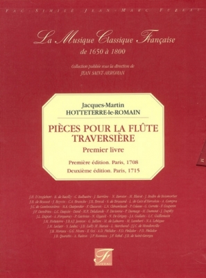 Pièces Pour La Flûte Traversière - Premier Livre (1708-1715)