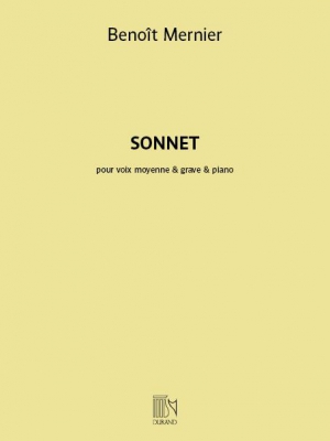 Sonnet (Voix Moyenne And Grave)