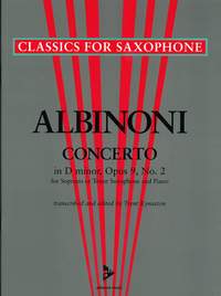 Concerto In D Minor Op. 9/2