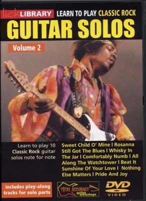 Dvd Lick Library Learn To Play Classic Rock Guitar Solos 2