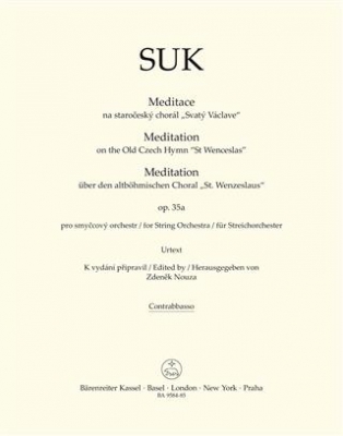 Meditation On The Old Czech Hymn St Wenceslas For String Quartet Op. 35A