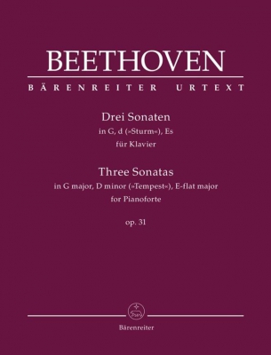 3 Sonatas For Pianoforte In G Major, D Minor, E-Flat Major Op. 31