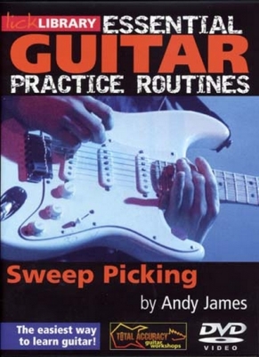 Dvd Lick Library Sweep Picking Andy James