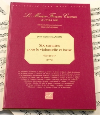 6 Sonates Pour Le Violoncelle Et Basse - Oeuvre IVe