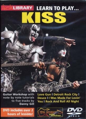 Dvd Lick Library Learn To Play Kiss