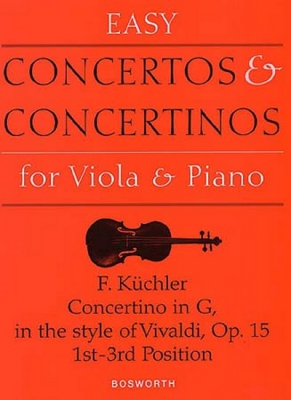 Kuchler Concertino In G Op. 15 For Viola And Piano
