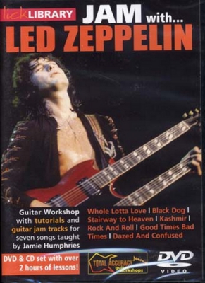 Dvd Lick Library Jam With Led Zeppelin Dvd And Cd