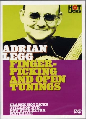 Dvd Legg Adrian Fingerpicking And Open Tunings (Francais)