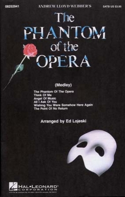 Format Phantom Of The Opera Choral Medley SATB A.L.Webber