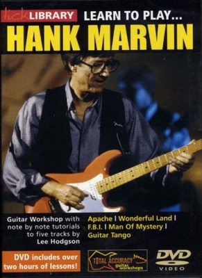 Dvd Lick Library Learn To Play Hank Marvin