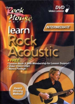Dvd Learn Rock Acoustic Intermediate